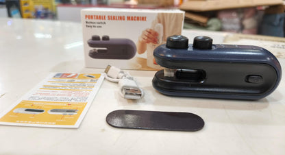 Rechargeable Mini Pocket Bag Sealer with Cutter | USB Portable Heat Sealing Machine Pakistan