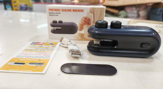 Rechargeable Mini Pocket Bag Sealer with Cutter | USB Portable Heat Sealing Machine Pakistan