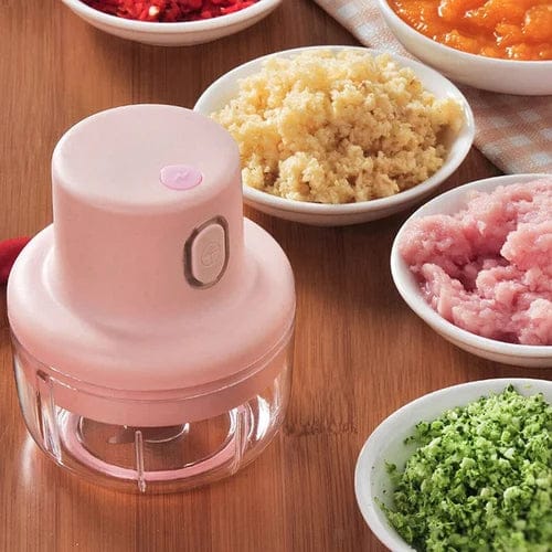 Portable Electric Mini Food Chopper USB Rechargeable Garlic Onion Cutter Pakistan