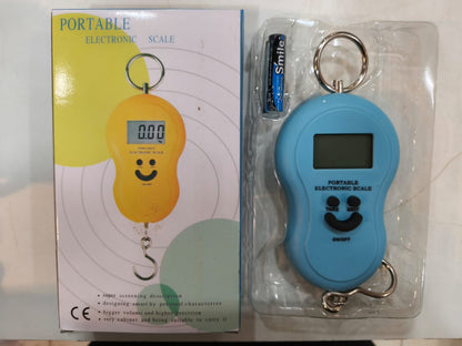 Portable Electronic Digital Hanging Scale – 50KG Capacity