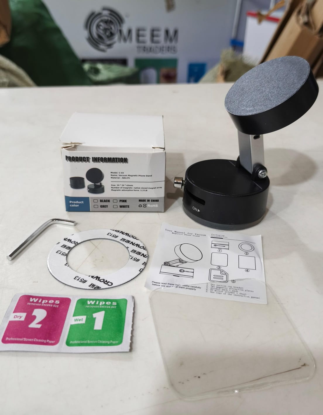 360° Magnetic Mobile Holder – Foldable & Adjustable Phone Stand