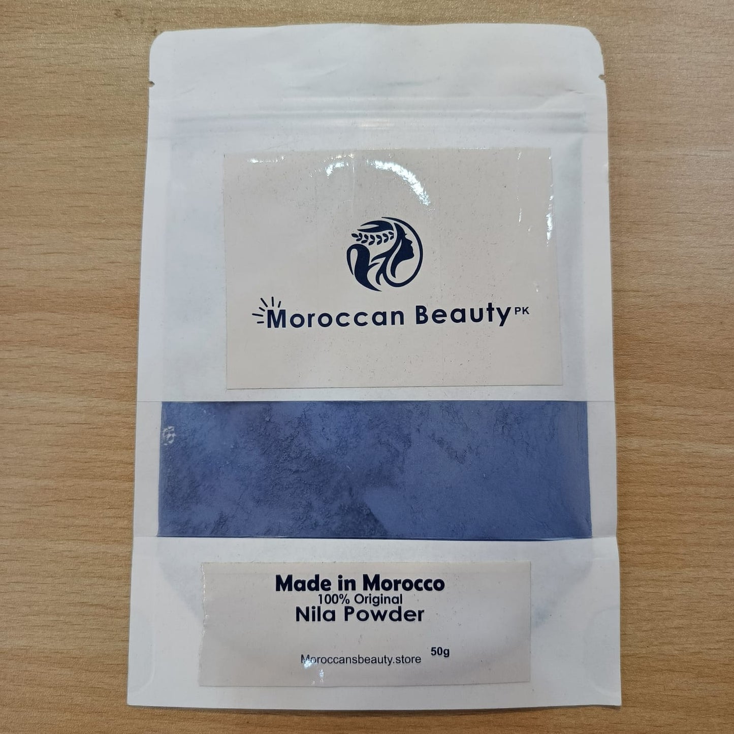 Moroccan Beauty Nila (Blue) Powder – 100% Original Moroccan Formula